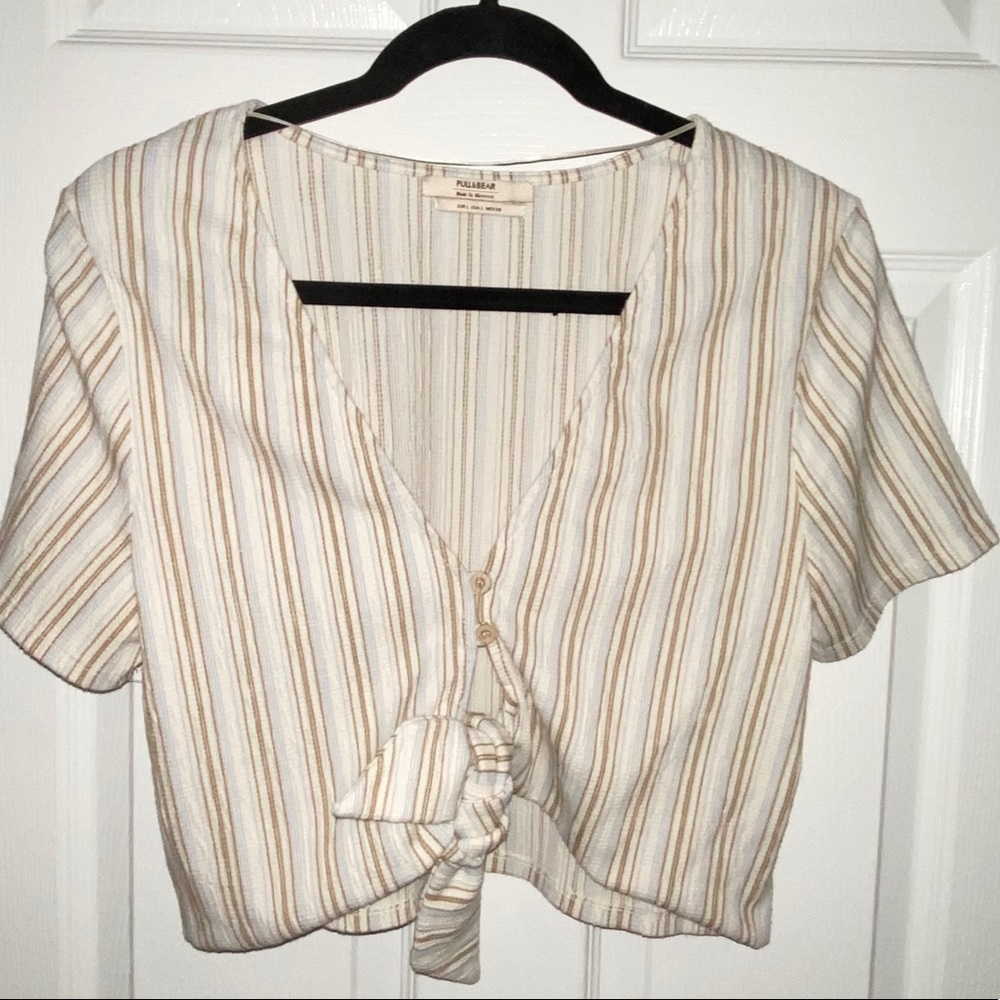 Pull & Bear, striped crop
